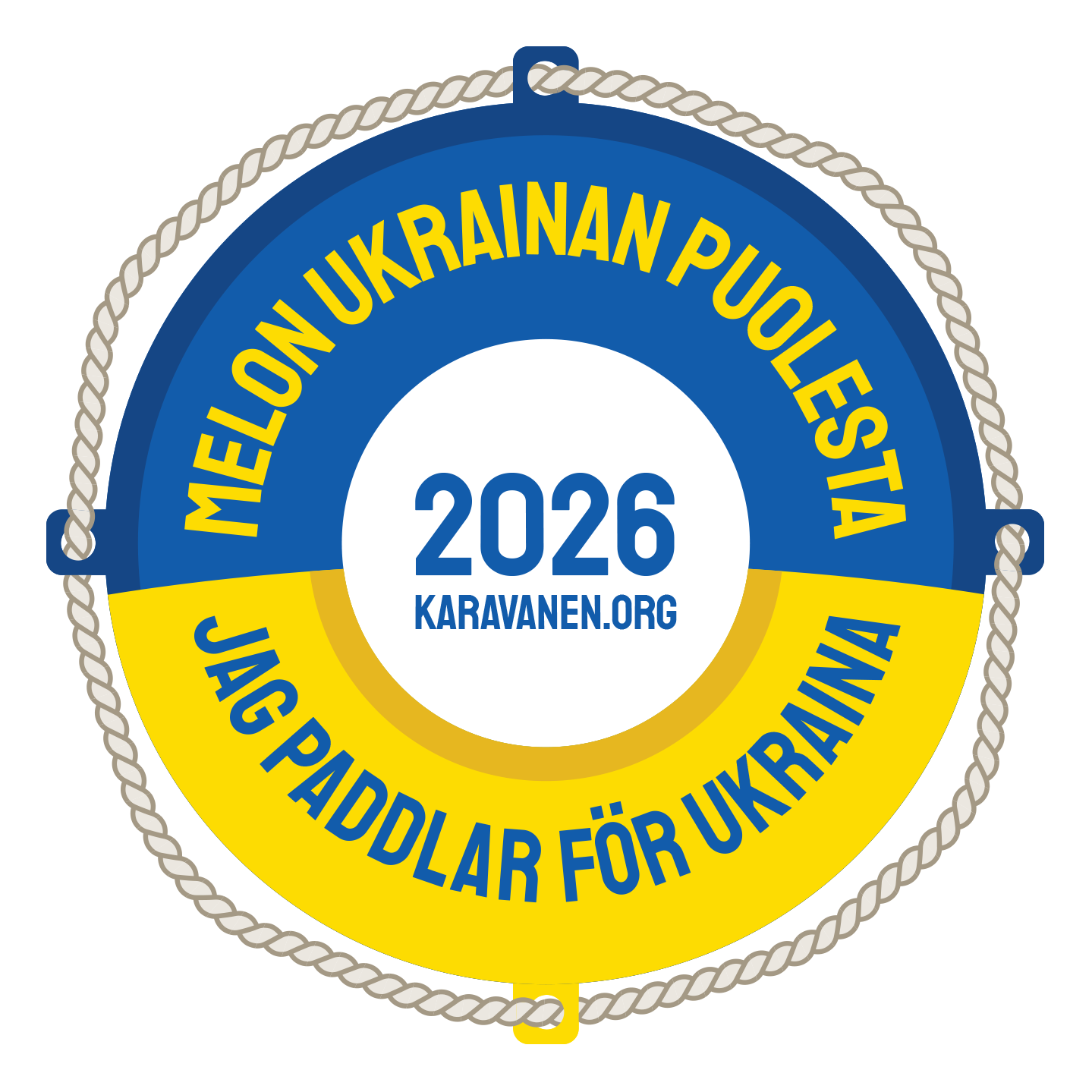 Jag paddlar för Ukraina