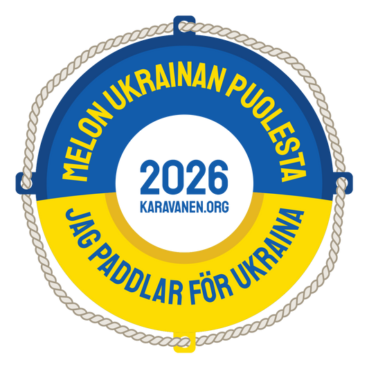 Jag paddlar för Ukraina